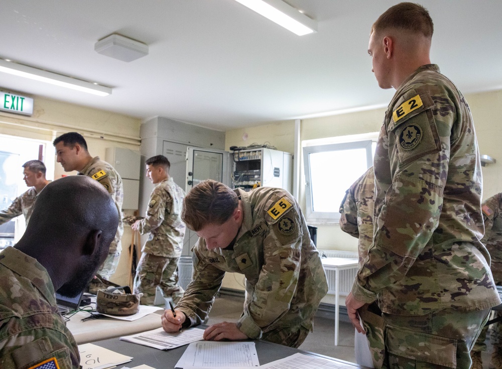 U.S. Army Europe and Africa Best Squad Competition: In-Processing