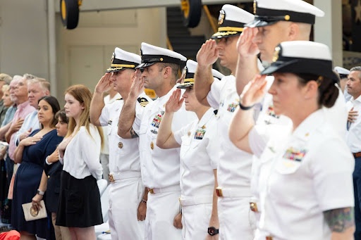 Center for Information Warfare Training Conducts Change of Command