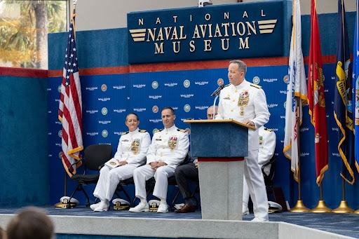 Center for Information Warfare Training Conducts Change of Command