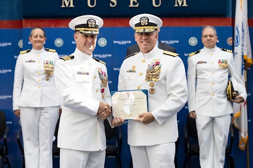 Center for Information Warfare Training Conducts Change of Command