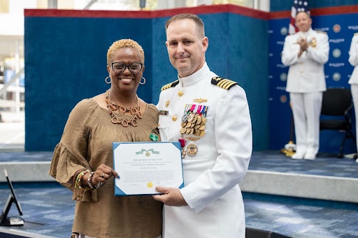 Center for Information Warfare Training Conducts Change of Command