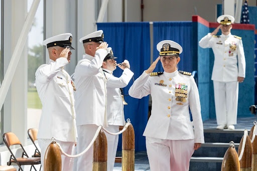 Center for Information Warfare Training Conducts Change of Command