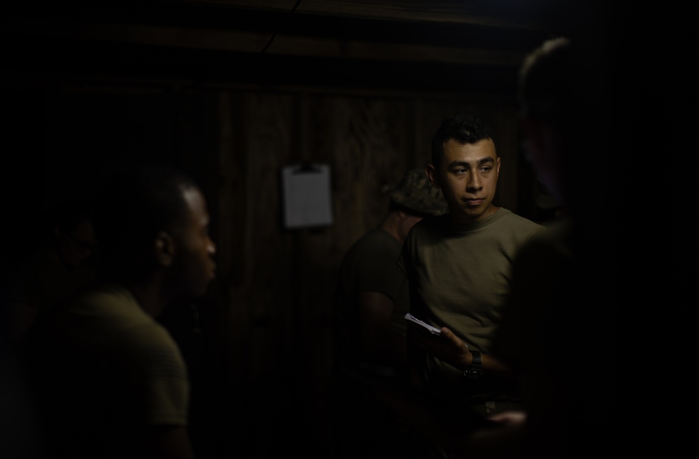 Combat Medics in the 129th MCAS are pushed to the limits during nonstop 24 hour training