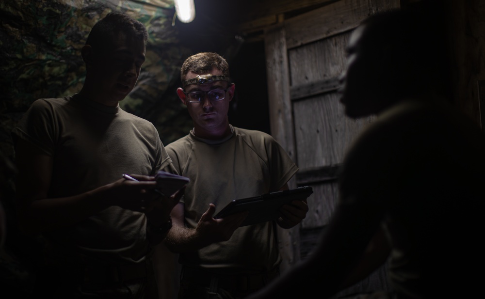Combat Medics in the 129th MCAS are pushed to the limits during nonstop 24 hour training
