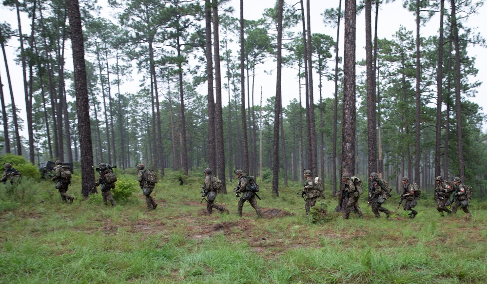 Task Force Guardian force on force exercise JRTC 24-09