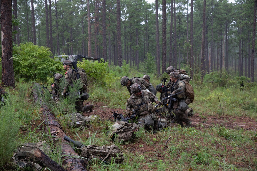 Task Force Guardian force on force exercise JRTC 24-09