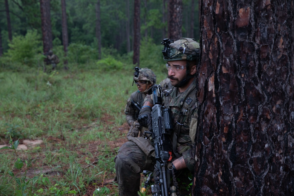 Task Force Guardian force on force exercise JRTC 24-09