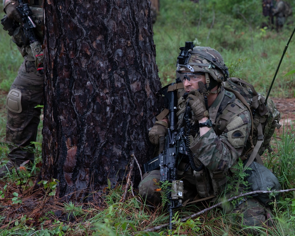 Task Force Guardian force on force exercise JRTC 24-09