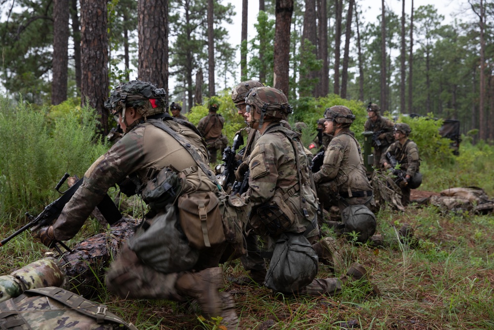 Task Force Guardian force on force exercise JRTC 24-09