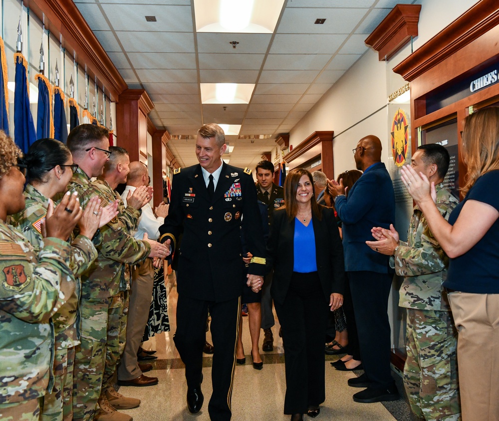 29th Chief of the National Guard Bureau Army Gen. Daniel Hokanson Clap Out Ceremony