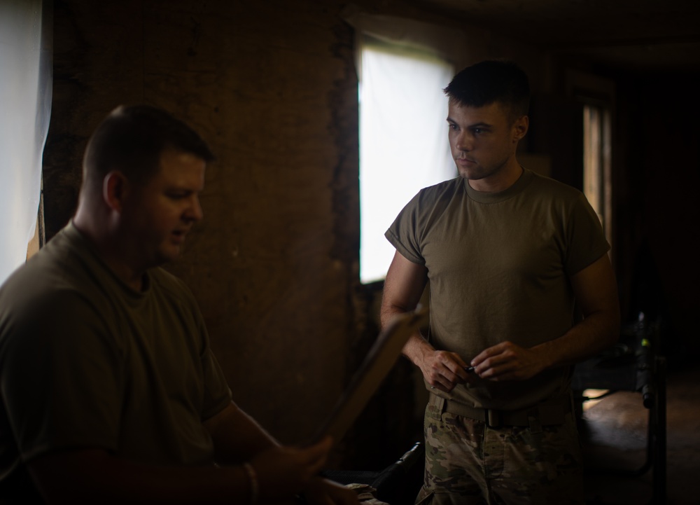 Combat Medics in the 129th MCAS are pushed to the limits during nonstop 24 hour training