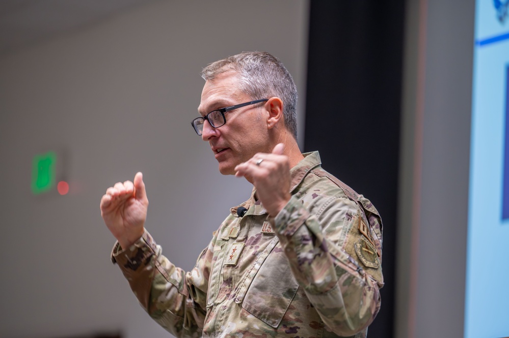 Commanders call at the Air Force Test Center