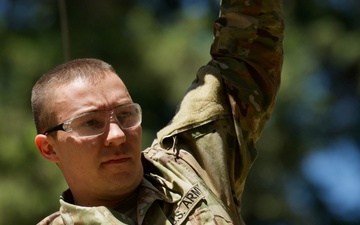 U.S. Army National Guard Officer Candidates brave obstacles at OCS Phase III