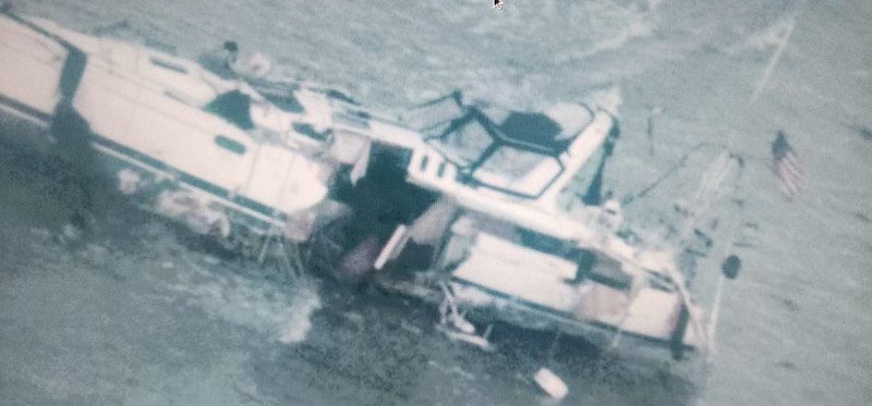 U.S. Coast Guard assists Kiribati with rescue of 2 people aboard damaged sailboat
