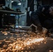 Nimitz Sailor Grinds Deckplates