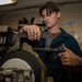 Nimitz Sailor Replaces Bomb Sled Break Pad
