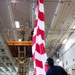 USS Gerald R. Ford (CVN 78) Sailors Rig the Colors