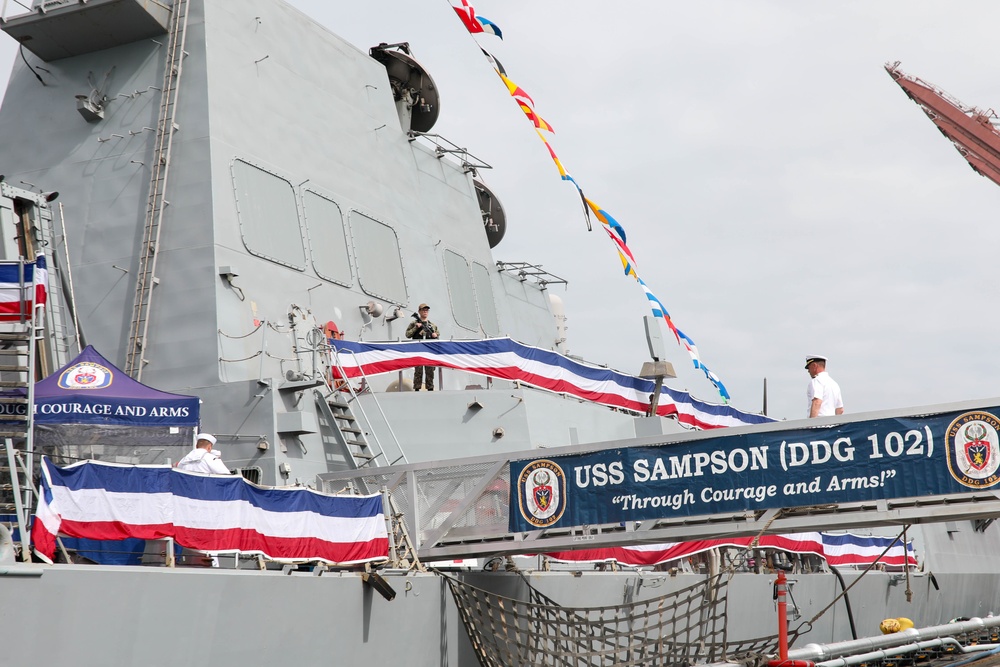 DVIDS - Images - USS Sampson (DDG 102) Ship Tour [Image 2 of 4]