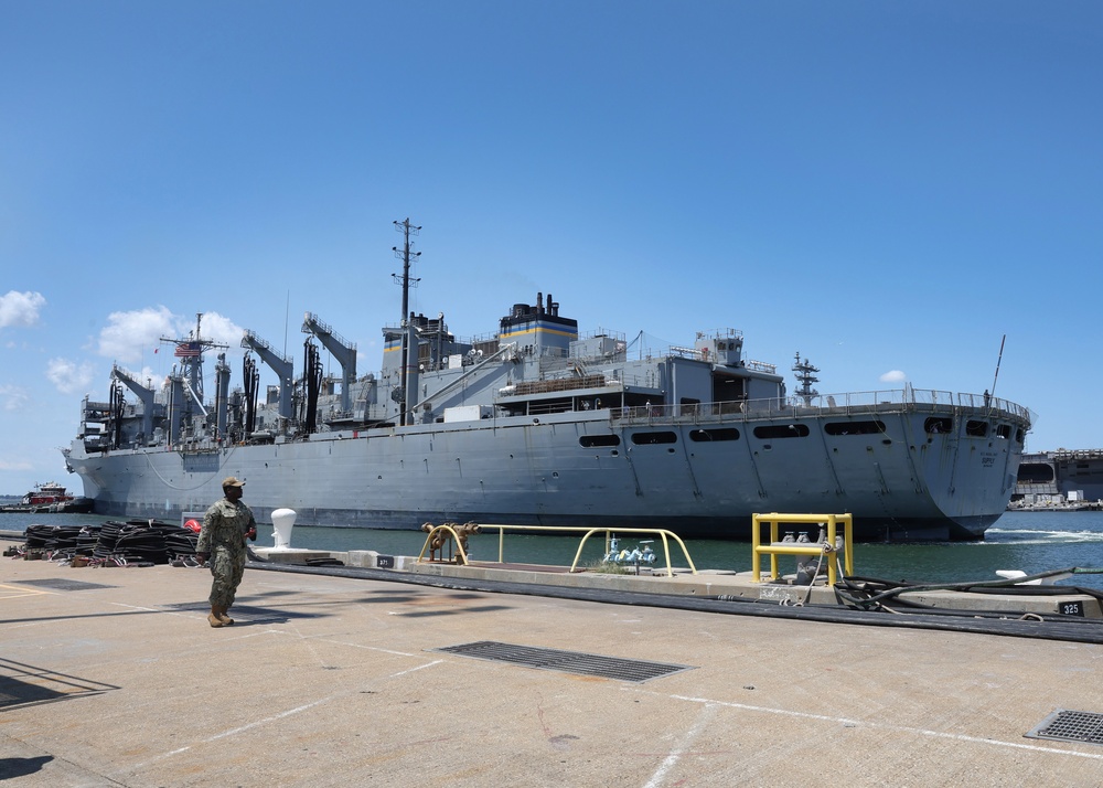 USNS Supply Returns to Naval Station Norfolk