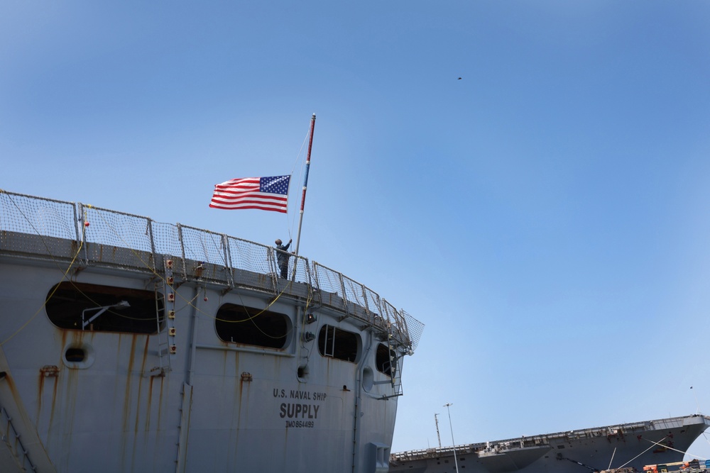 USNS Supply Returns to Naval Station Norfolk