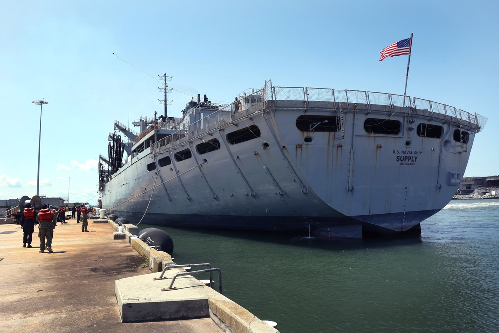 USNS Supply Returns to Naval Station Norfolk