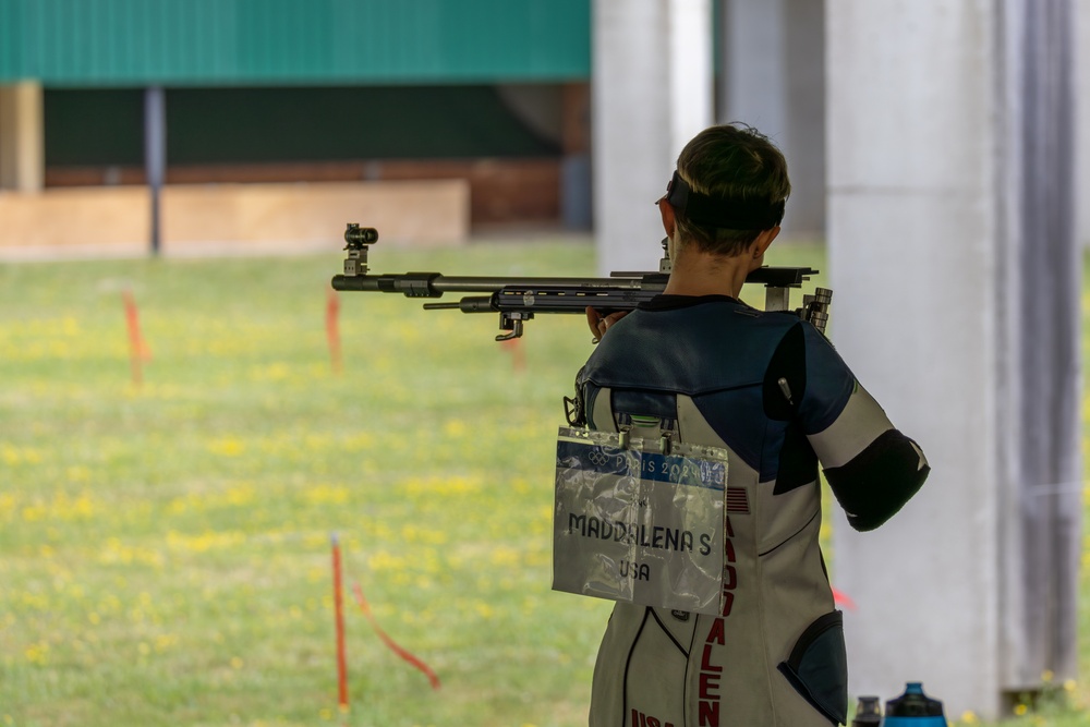 U.S. Army Sgt. Sagen Maddalena’s Women's 50m 3 position Rifle Qualifiers