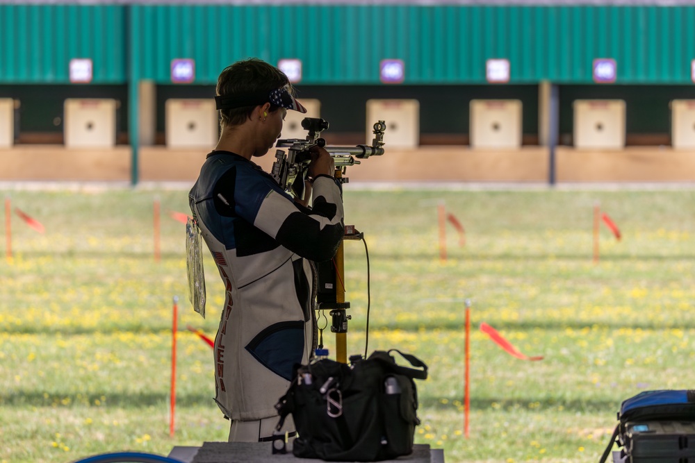 U.S. Army Sgt. Sagen Maddalena’s Women's 50m 3 position Rifle Qualifiers