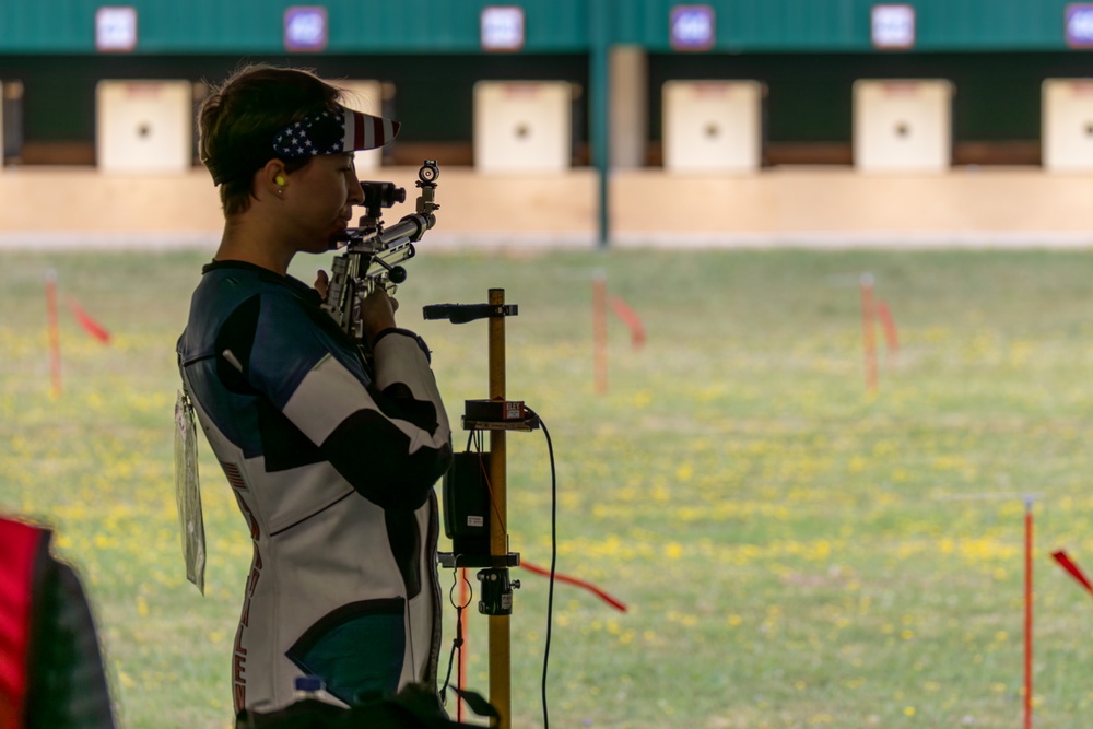 U.S. Army Sgt. Sagen Maddalena’s Women's 50m 3 position Rifle Qualifiers