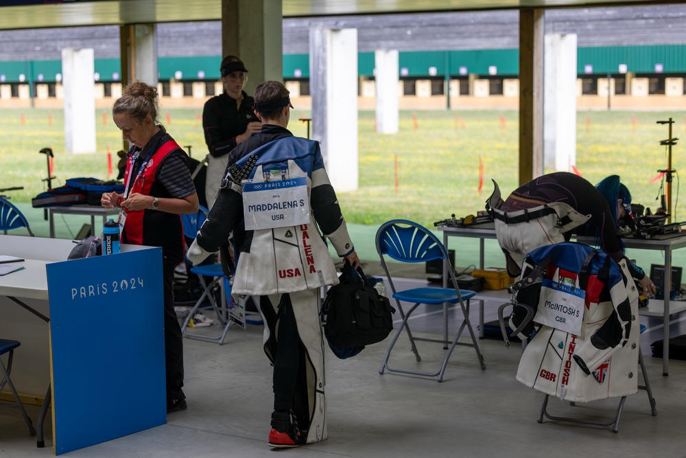 U.S. Army Sgt. Sagen Maddalena’s Women's 50m 3 position Rifle Qualifiers