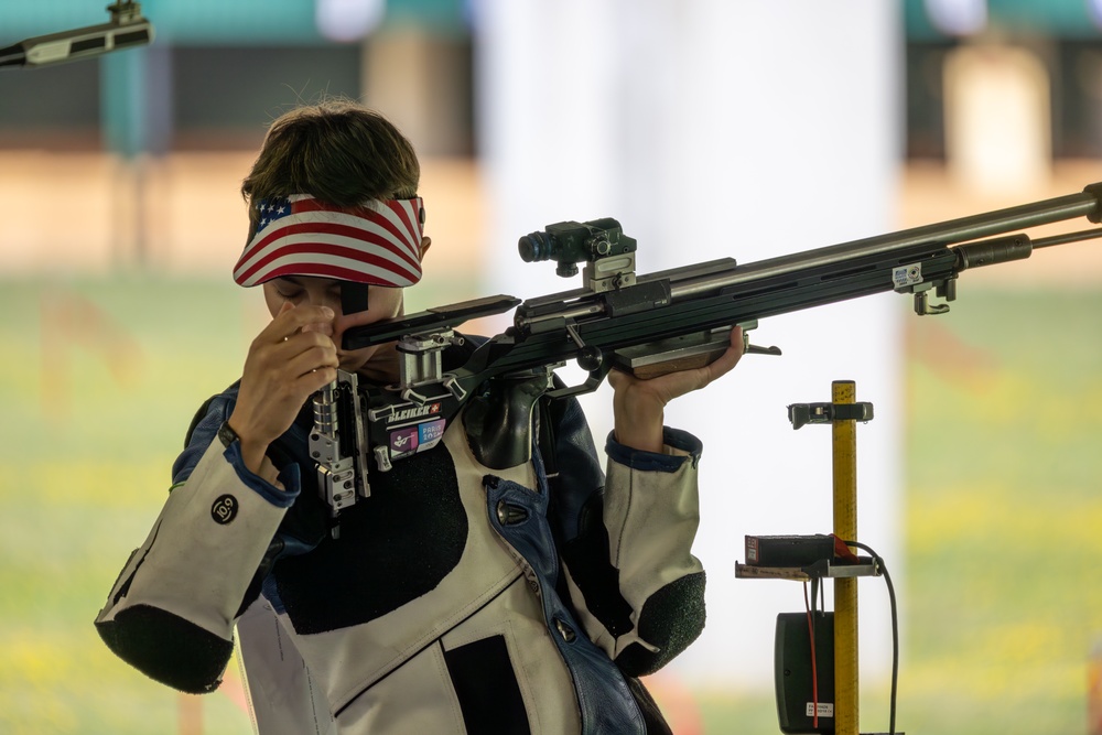 U.S. Army Sgt. Sagen Maddalena’s Women's 50m 3 position Rifle Qualifiers