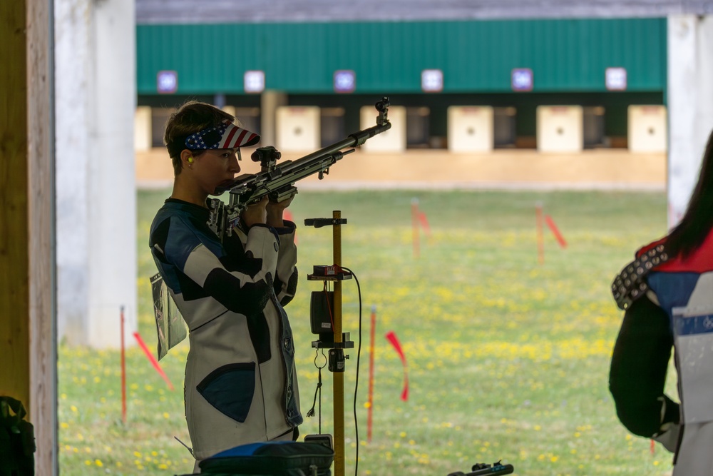 U.S. Army Sgt. Sagen Maddalena’s Women's 50m 3 position Rifle Qualifiers