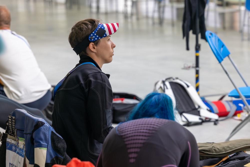 U.S. Army Sgt. Sagen Maddalena’s Women's 50m 3 position Rifle Qualifiers