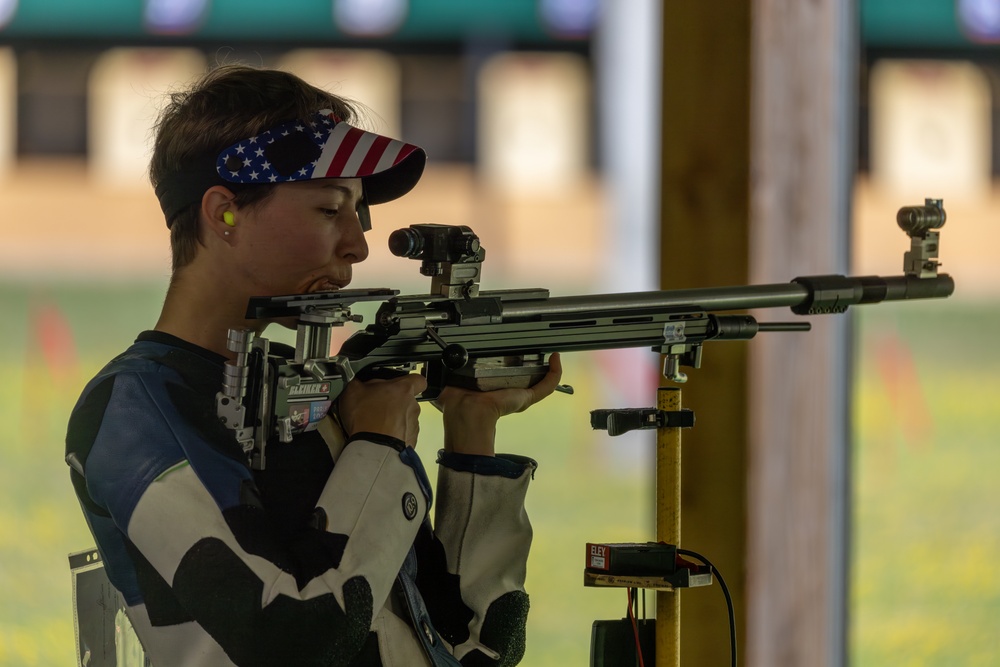 U.S. Army Sgt. Sagen Maddalena’s Women's 50m 3 position Rifle Qualifiers