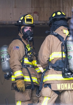 Wright-Patt Fire Department responds to fire on base. [Image 3 of 9]