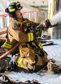 Wright-Patt Fire Department responds to fire on base. [Image 5 of 9]