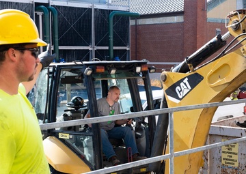 Wright-Patt Fire Department responds to fire on base.