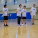 Coaches from Basketball Japan Academy coach children at the Youth Sports Summer Basketball Camp