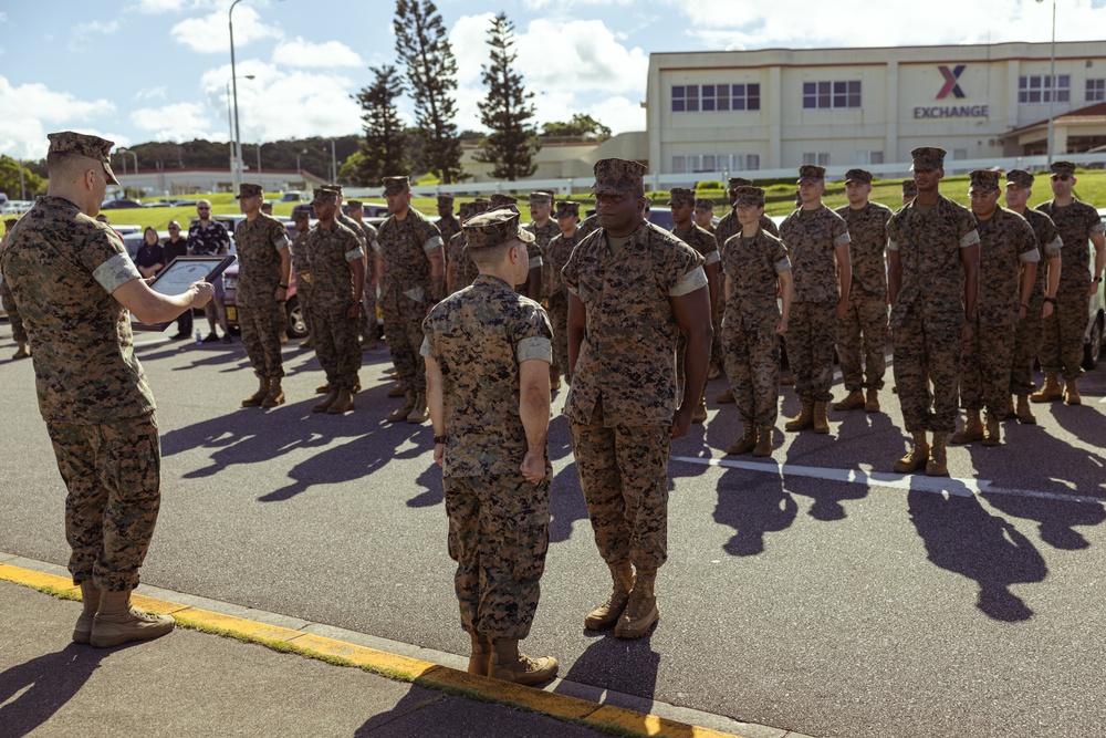1st Sgt. Shawn Bowman's Promotion to Sergeant Major