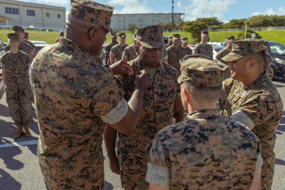 1st Sgt. Shawn Bowman's Promotion to Sergeant Major