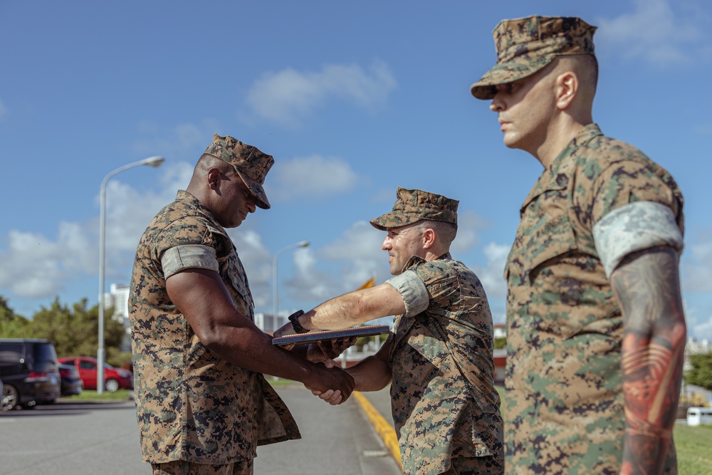 1st Sgt. Shawn Bowman's Promotion to Sergeant Major