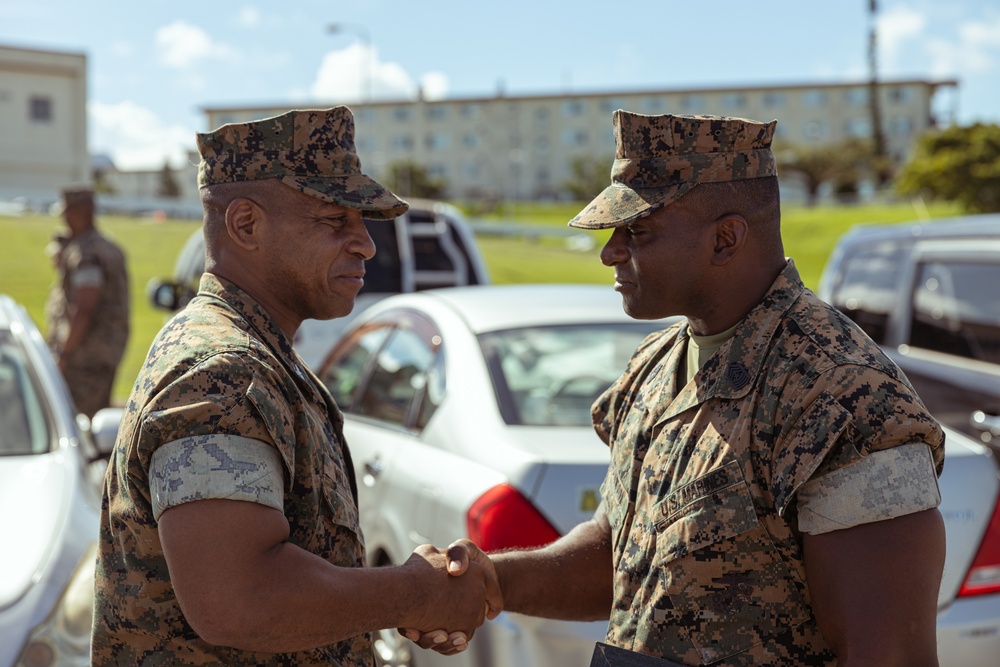 1st Sgt. Shawn Bowman's Promotion to Sergeant Major