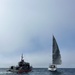 U.S. Coast Guard, good Samaritan rescue man overboard near Channel Islands, Calif.