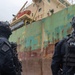 USCG Sector Board Team and CBP conduct a High-Interest Vessel inspection off Long Beach, California