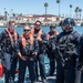 USCG Sector Board Team complete a High-Interest Vessel inspection off Long Beach, California