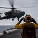 U.S. Army CH-47 Chinook and AH-64 Apache deck landing qualifications aboard USS Somerset