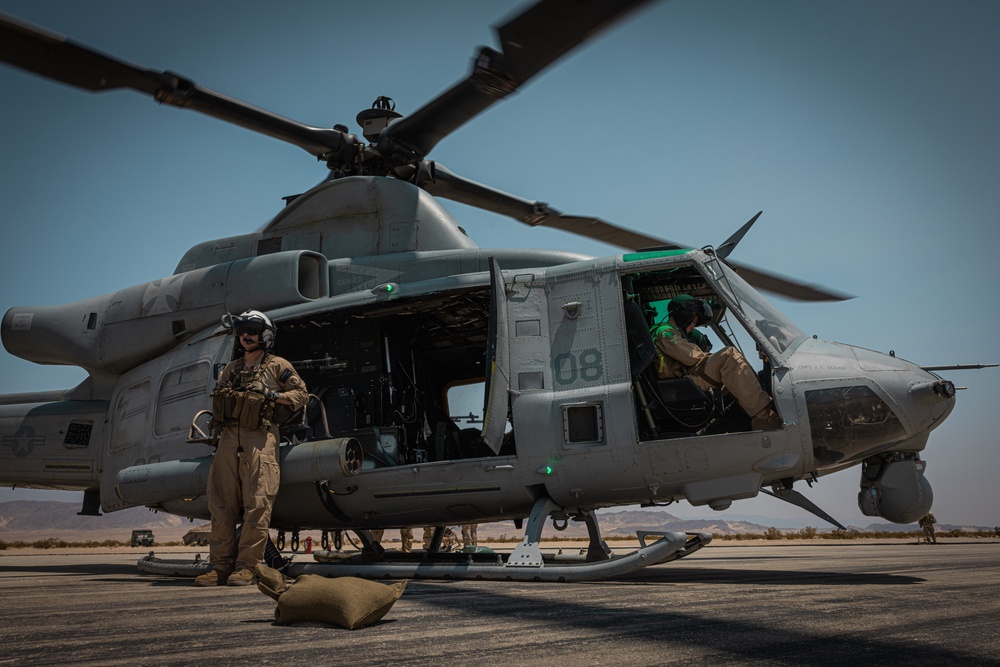 HMLA-169 conducts close air support exercise at The Combat Center