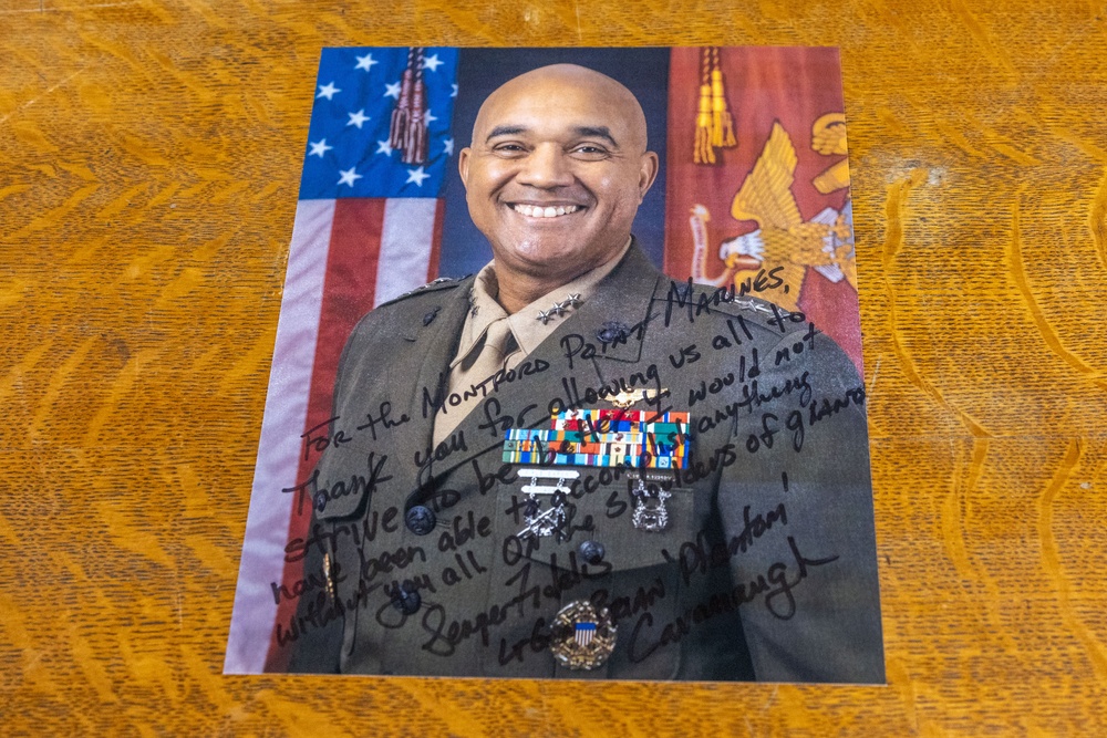 Lt. Gen. Brian Cavanaugh visits the Montford Point Marine Museum