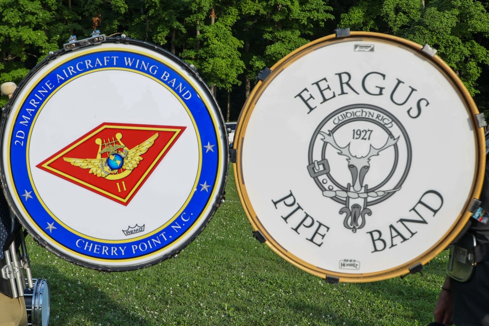 Rehearse, rehearse, rehearse: The 2nd MAW Band prepares for the Fergus Scottish Festival &amp; Highland Games