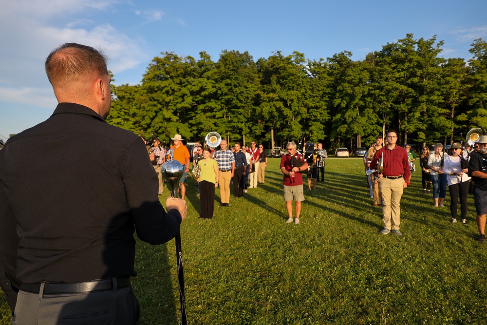 Rehearse, rehearse, rehearse: The 2nd MAW Band prepares for the Fergus Scottish Festival &amp; Highland Games