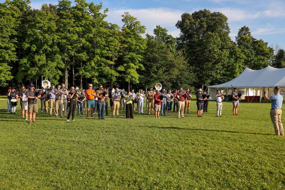 Rehearse, rehearse, rehearse: The 2nd MAW Band prepares for the Fergus Scottish Festival &amp; Highland Games